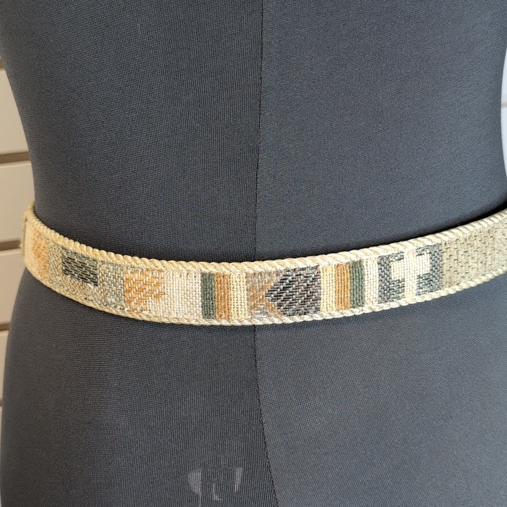 Elite Vintage Woven Belt Size M - Picture 3 of 7